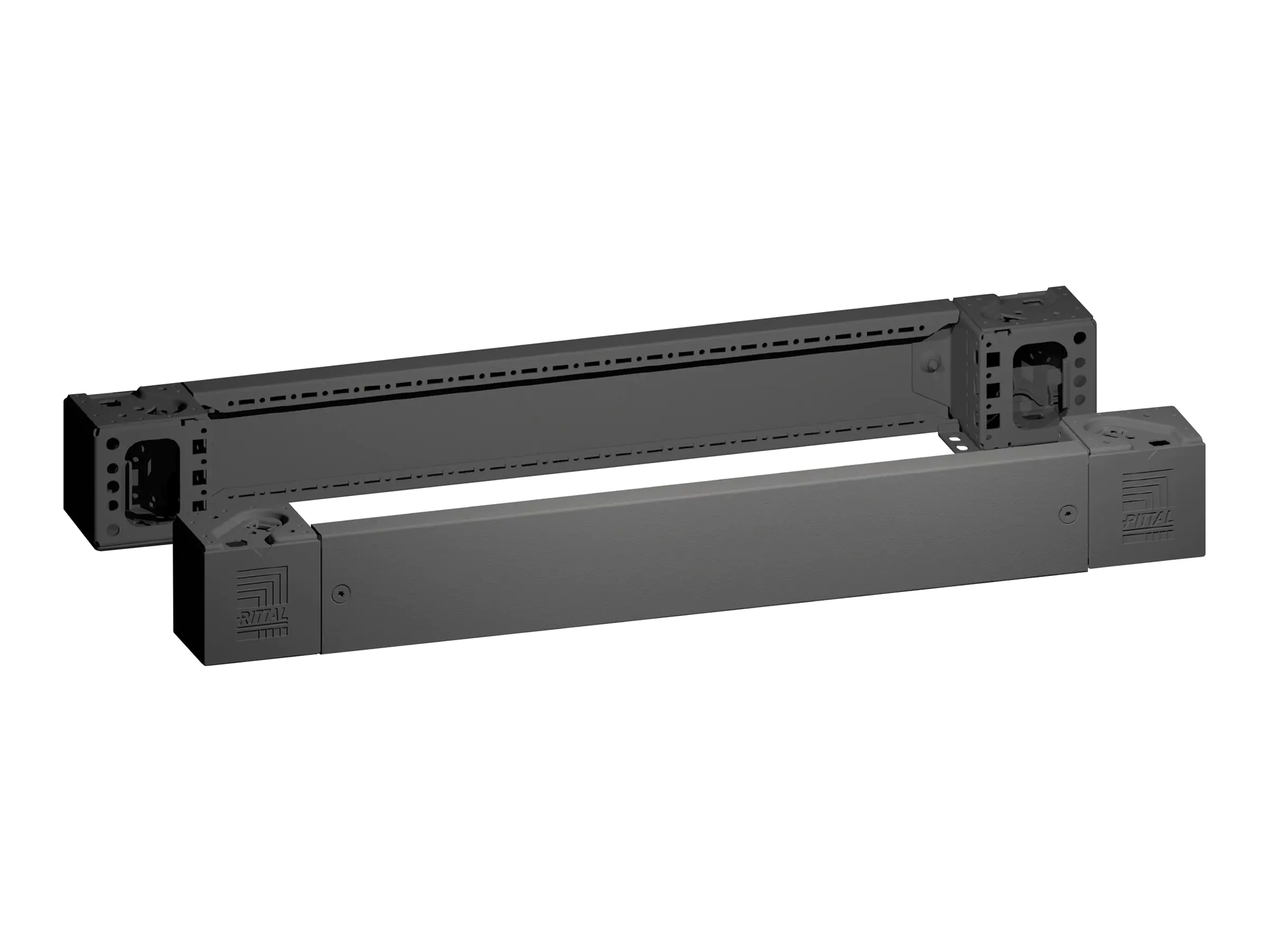 Rittal VX Sockel-Eckstück mit Sockel-Blende 2 Stk. H 100mm B 800mm - 8660003
