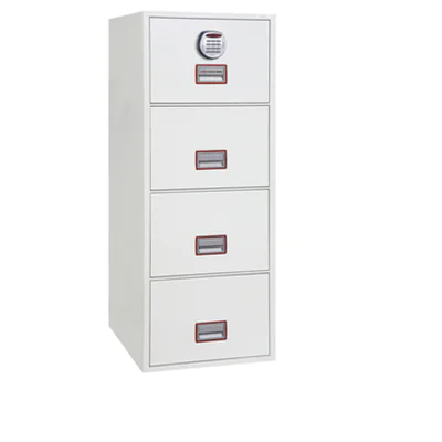 Phoenix Hängeregistraturschrank World Class Vertical Fire File 53 x 140,5 x 67,5 cm (B x H x T) Stahl weiß