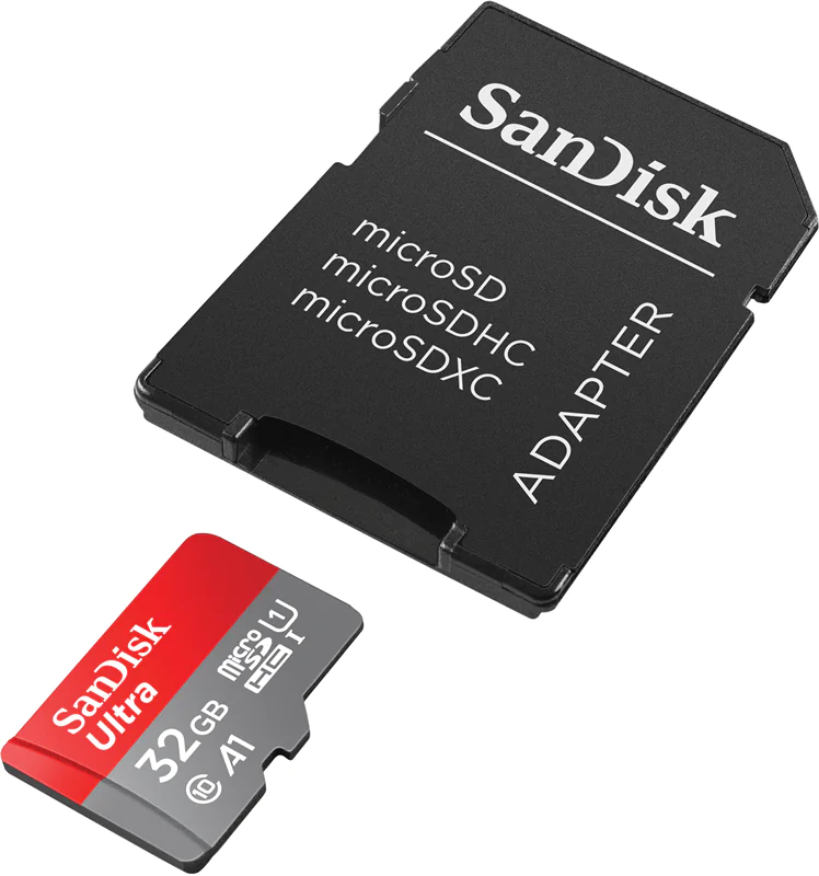 SanDisk Ultra - Flash-Speicherkarte (microSDHC/SD-Adapter inbegriffen) - 32 GB - A1 / UHS-I U1 / Class10 - microSDHC UHS-I SanDisk Ultra - Flash-Speicherkarte (microSDHC/SD-Adapter inbegriffen) - 32 GB - A1 / UHS-I U1 / Class10 - microSDHC UHS-I
