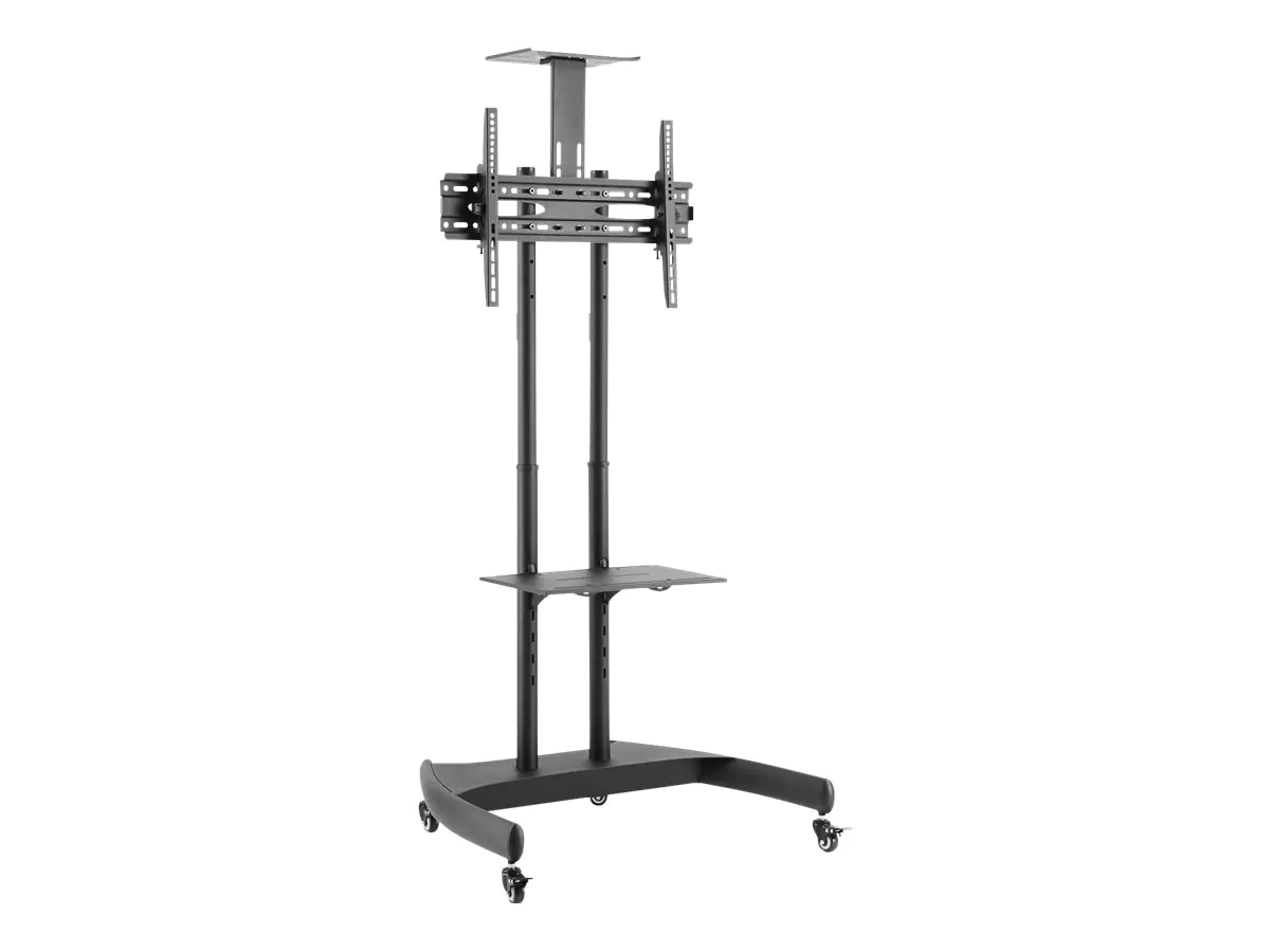 V7 TVCART1-3E - Wagen - für LCD-Display - Kunststoff, kaltgewalzter Stahl - Schwarz - Bildschirmgröße: bis zu 178 cm (bis zu 70 Zoll) V7 TVCART1-3E - Wagen - für LCD-Display - Kunststoff, kaltgewalzter Stahl - Schwarz - Bildschirmgröße: bis zu 178 cm (bis zu 70 Zoll)