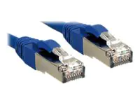 Lindy Premium - Patch-Kabel - RJ-45 (M) zu RJ-45 (M) - 2 m - SFTP - CAT 6 - halogenfrei - Blau