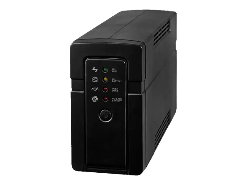 CyberPower RT650EI - USV - Wechselstrom 230 V - 400 Watt - 650 VA - RS-232, USB - Ausgangsanschlüsse: 4 - Schwarz