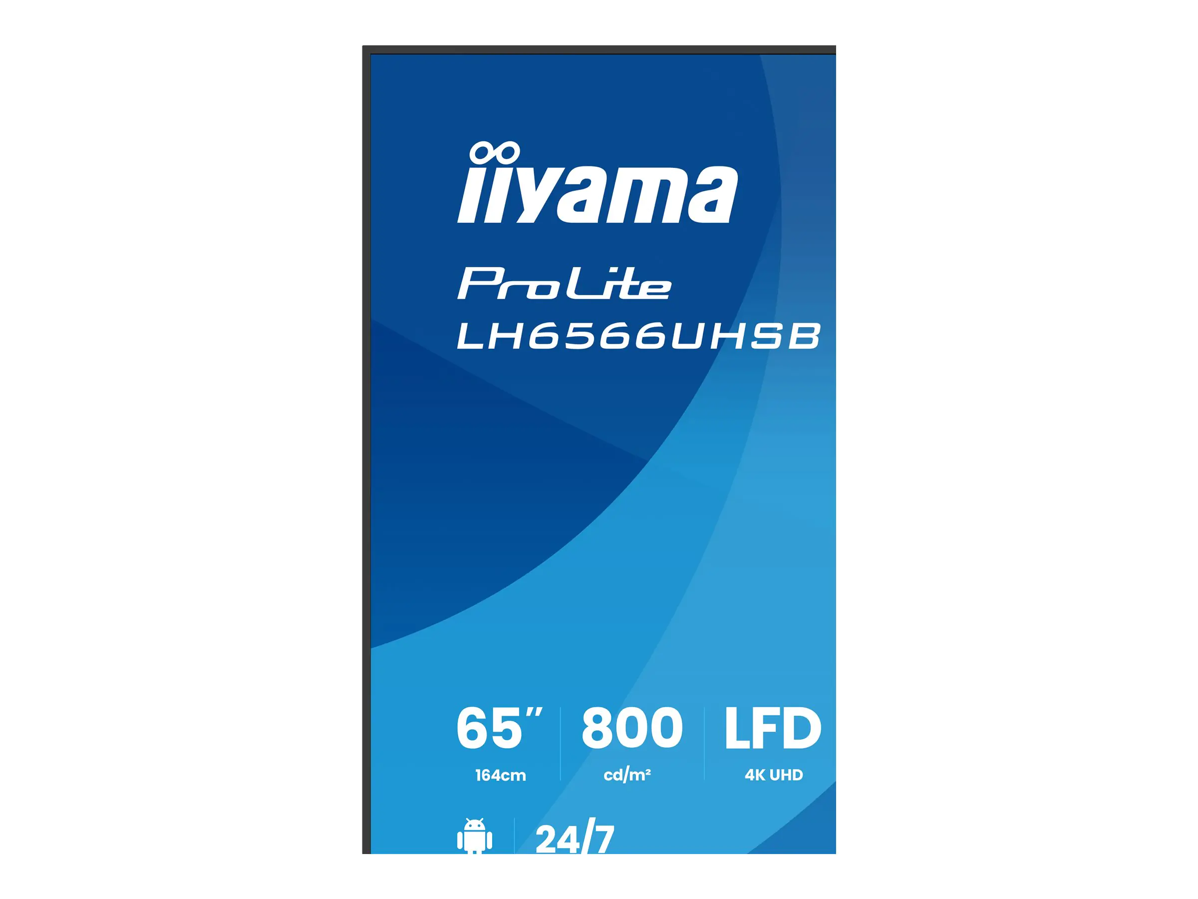 Iiyama DS LH6566UHSB VA 65''//DP/2xHDMI/USB-C /WiFi - Flachbildschirm (TFT/LCD) - 165,1 cm