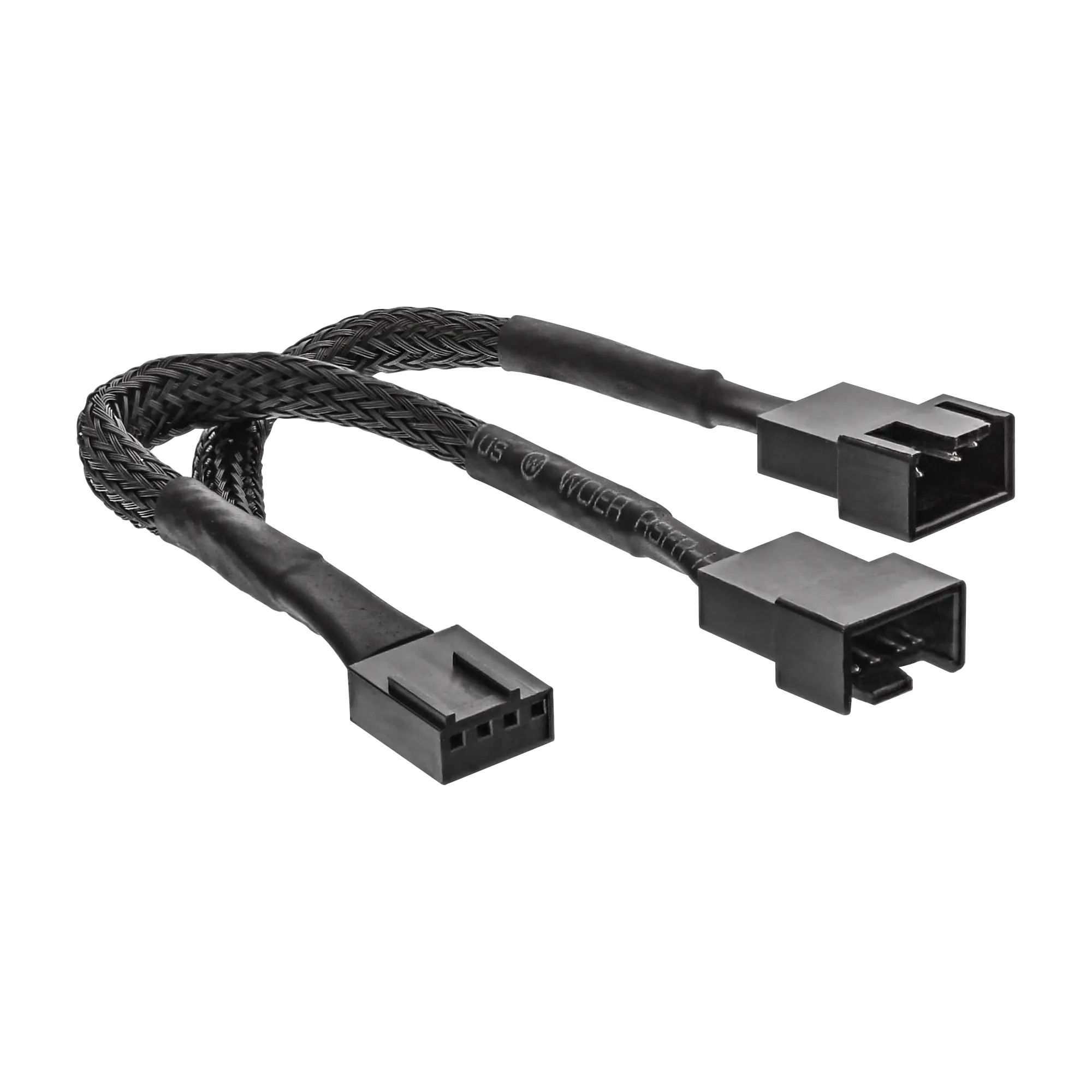 InLine Y-Kabel Lüfter PWM - 4pol Molex Stecker auf 2 Buchse - 0,15m 33328Y