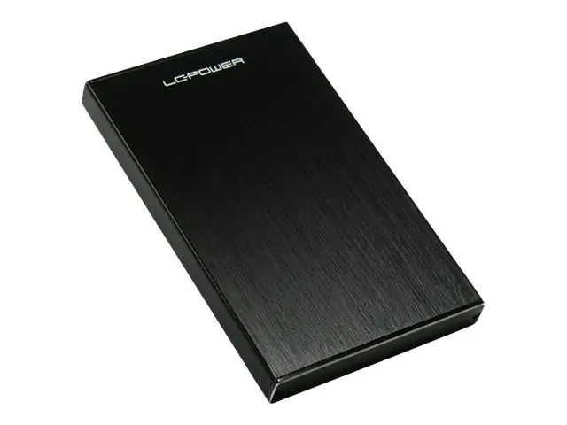 LC Power LC-25U3-Becrux-C1 - Speichergehäuse - 2.5" (6.4 cm) - SATA 6Gb/s - USB 3.1 (Gen 2) - Schwarz