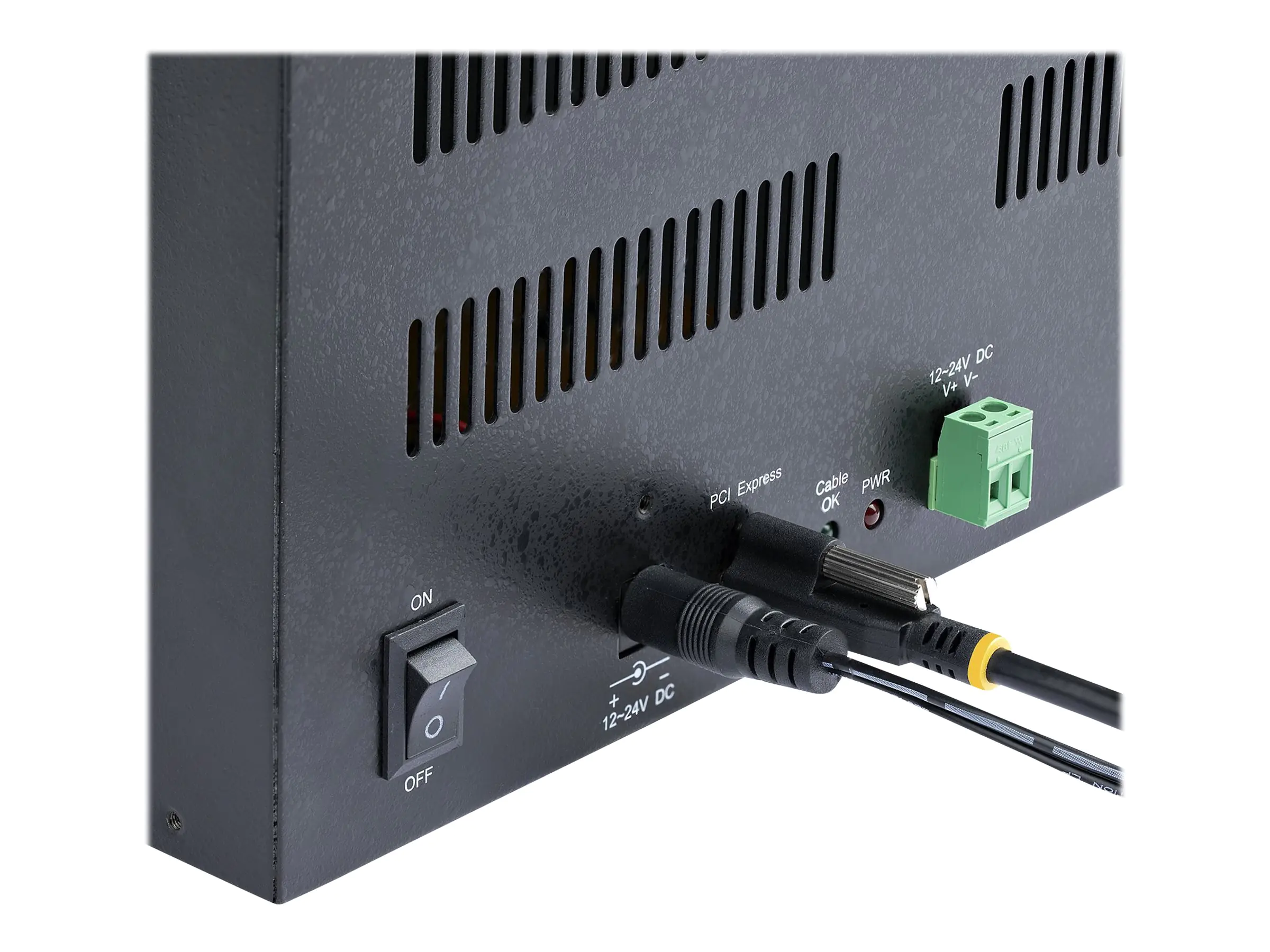 StarTech 4-Slot PCIe Expansion Chassis with PCIe x2 Host Card, PCIe 2.0 - 10Gbps, External PCIe Slots for Desktops/Servers, PCI Express Expansion Box/Adapter, 4 PCIe x1 Slots - Systembus-Erweiterung