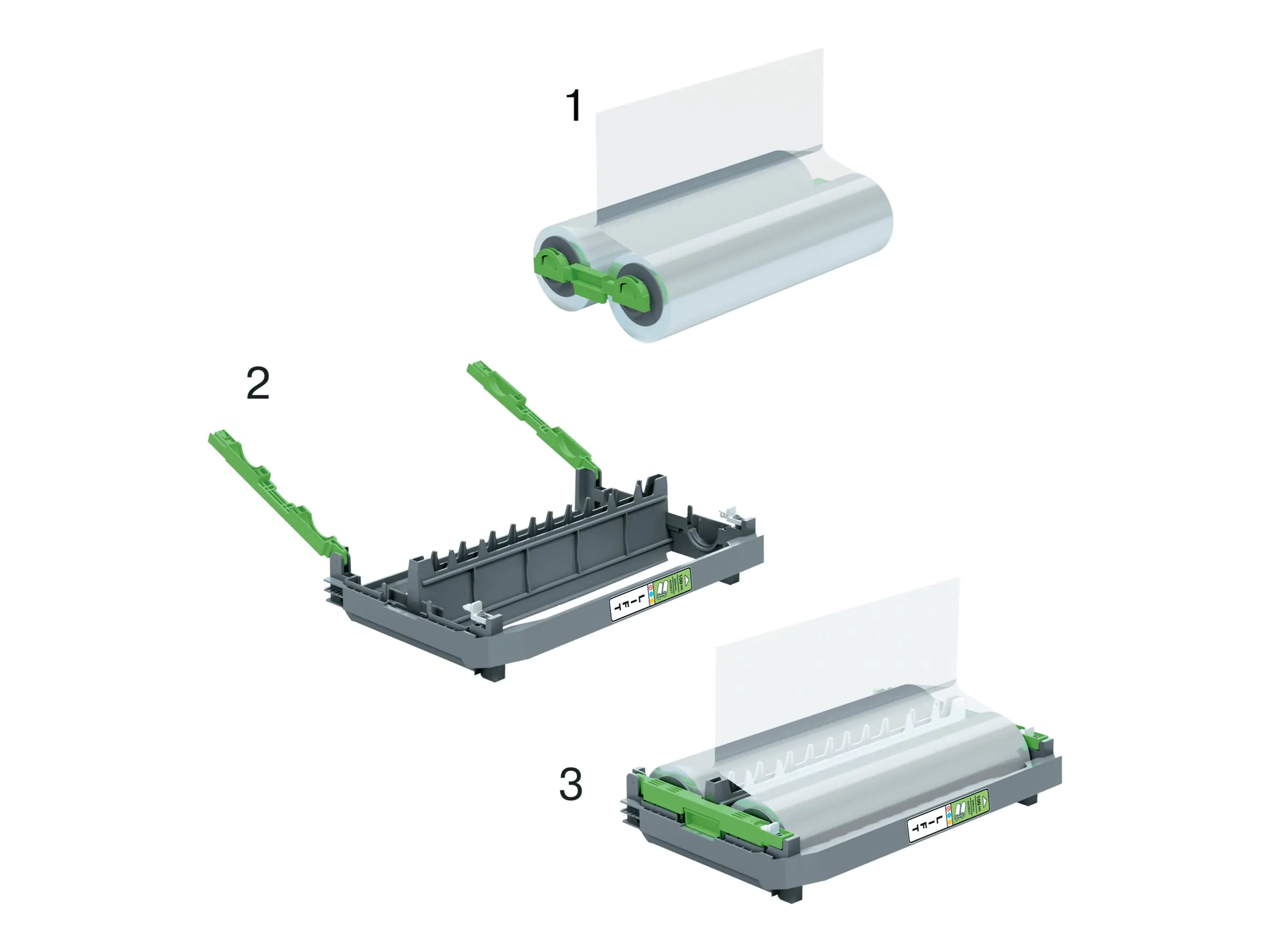 GBC Nachfüllbare Folienkassette für Foton 30 100 mic den Einsatz mit dem 4410024