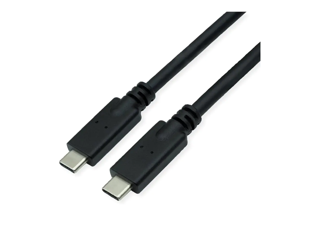 ROLINE USB3.2Gen2-kompatible Kabel, Typ C-C ST/ST, 10Gbit/s, 100W, 5m - 11.02.9066