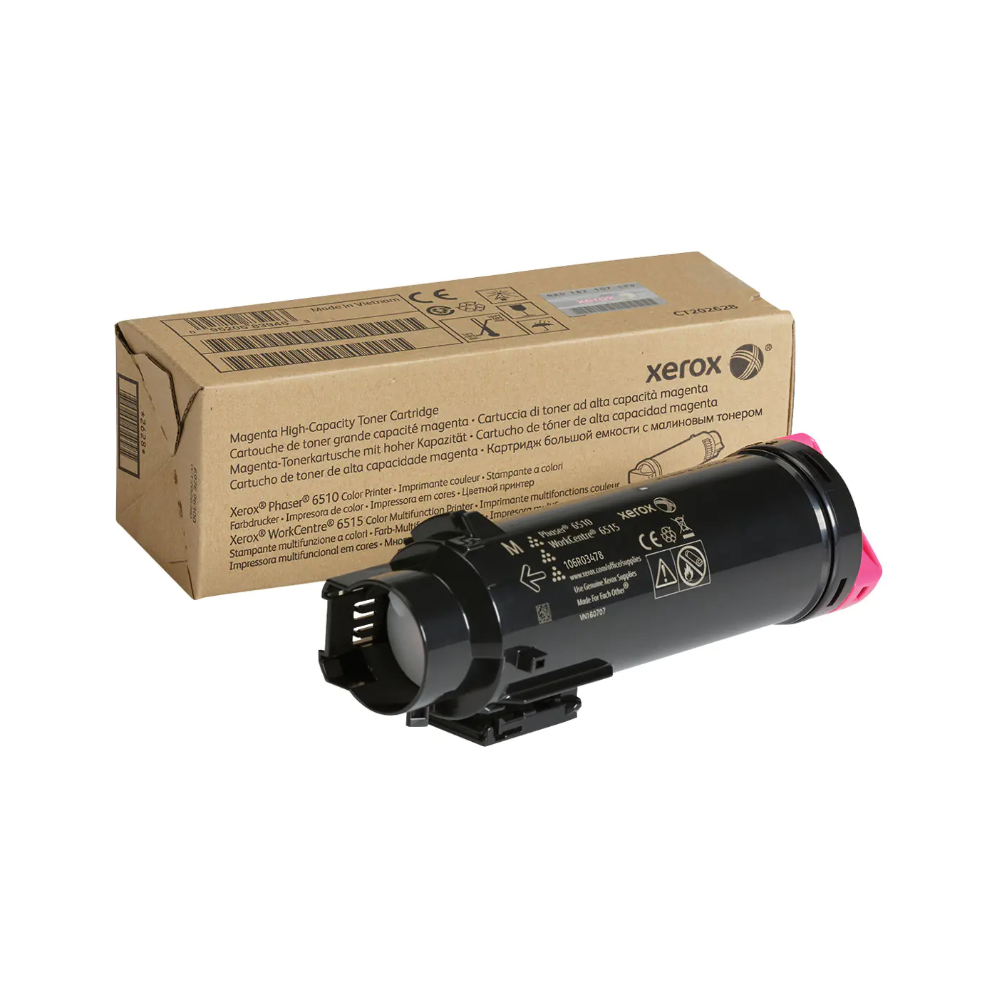 Xerox WorkCentre 6515 - Magenta - Original - Tonerpatrone - für Phaser 6510; WorkCentre 6515 Xerox WorkCentre 6515 - Magenta - Original - Tonerpatrone - für Phaser 6510; WorkCentre 6515