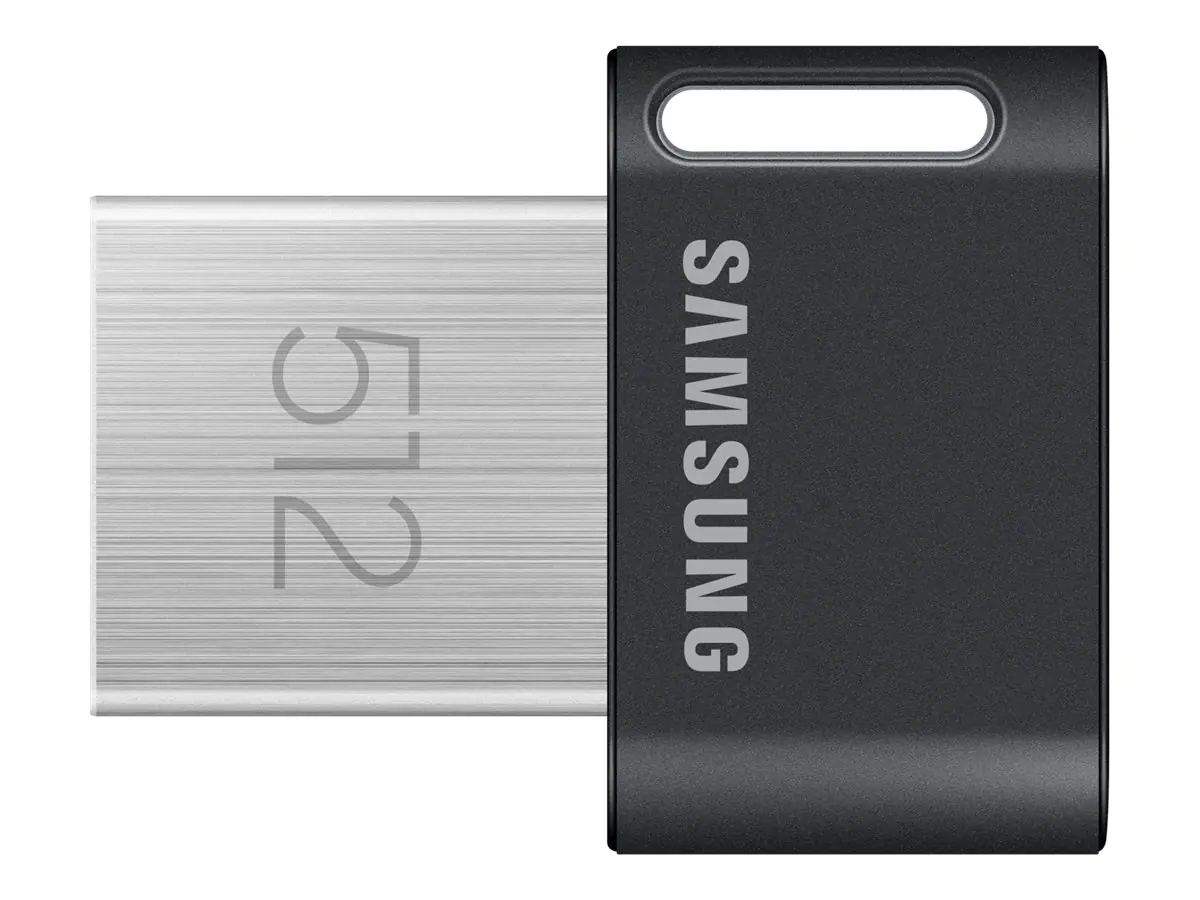 Samsung FIT Plus MUF-512AB - USB-Flash-Laufwerk - 512 GB - USB 3.2 Gen 1 - Schwarz
