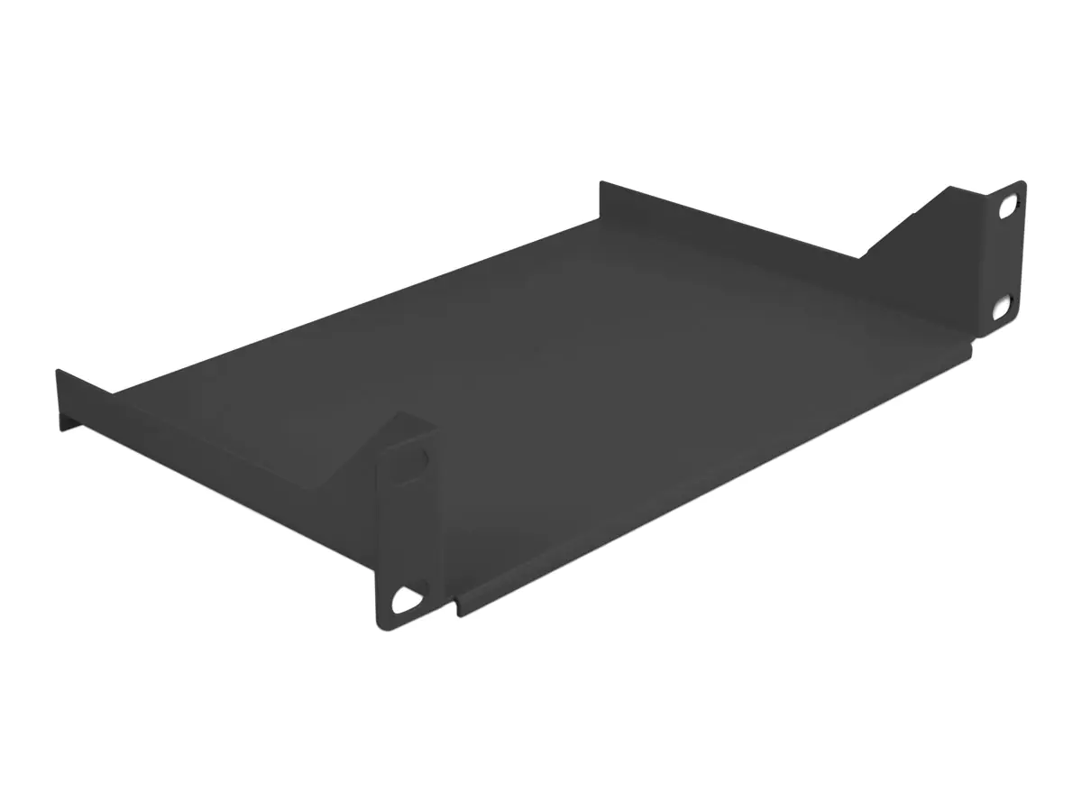 Delock - Rack - Regal - Schwarz - 1U - 25.4 cm (10")