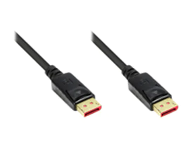 Good Connections Anschlusskabel DisplayPort 1.2 - Stecker inkl. Verriegelungsschutz - vergoldet - sc Good Connections Anschlusskabel DisplayPort 1.2 - Stecker inkl. Verriegelungsschutz - vergoldet - sc