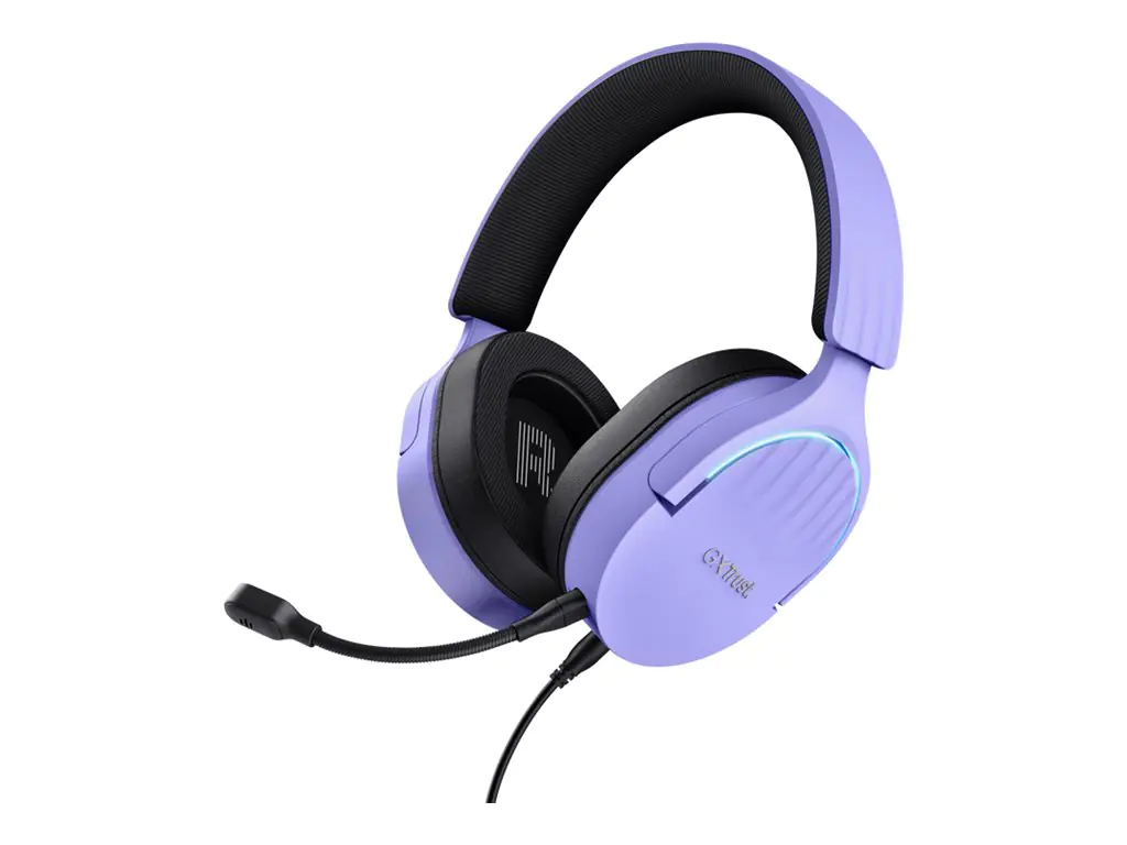 Trust GXT 490P FAYZO - Headset - 7.1-Kanal - ohrumschließend - kabelgebunden - USB-A - lila