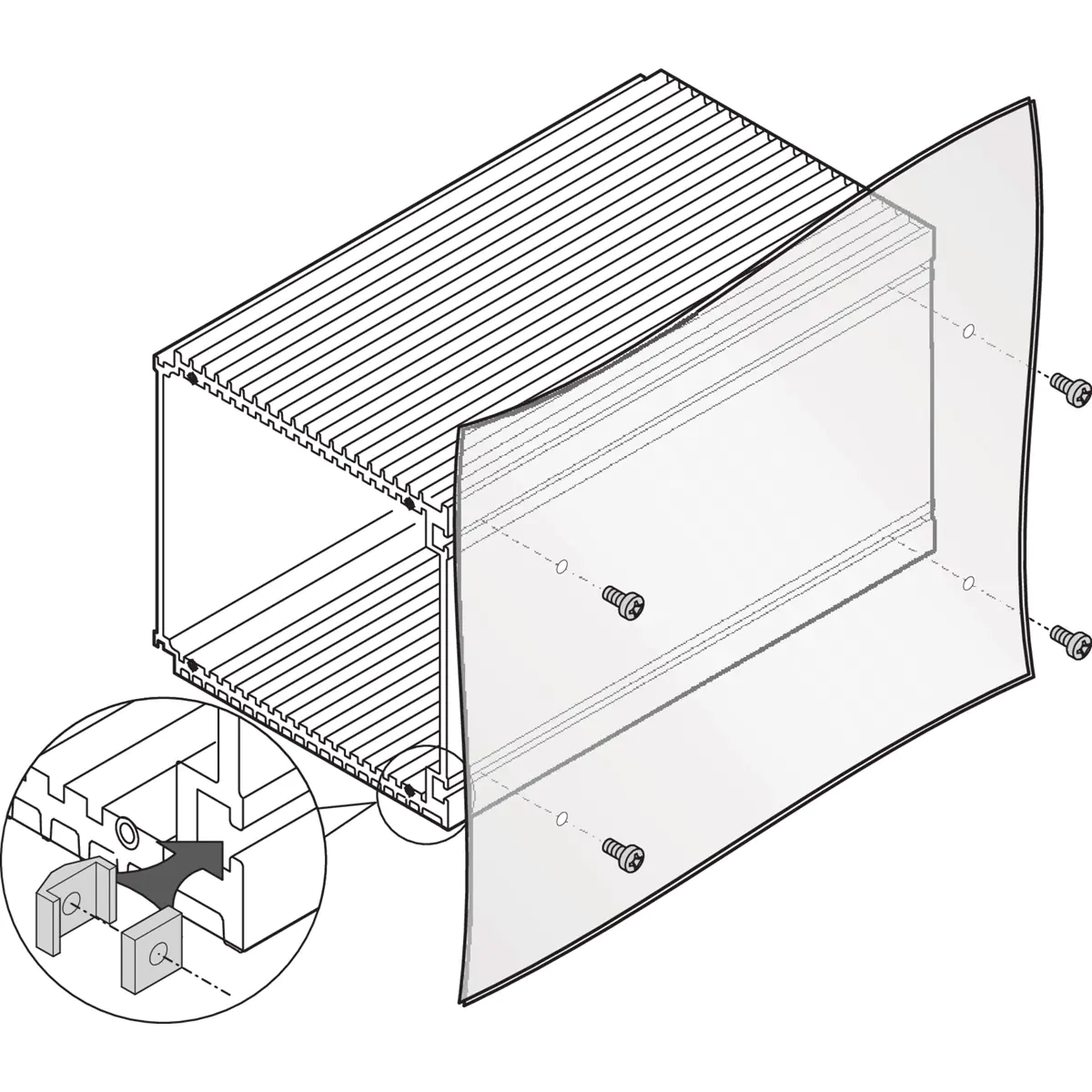 SCHROFF NUT SQUARE M3 SW7 100PCS - Zubehör Kabel 21100289