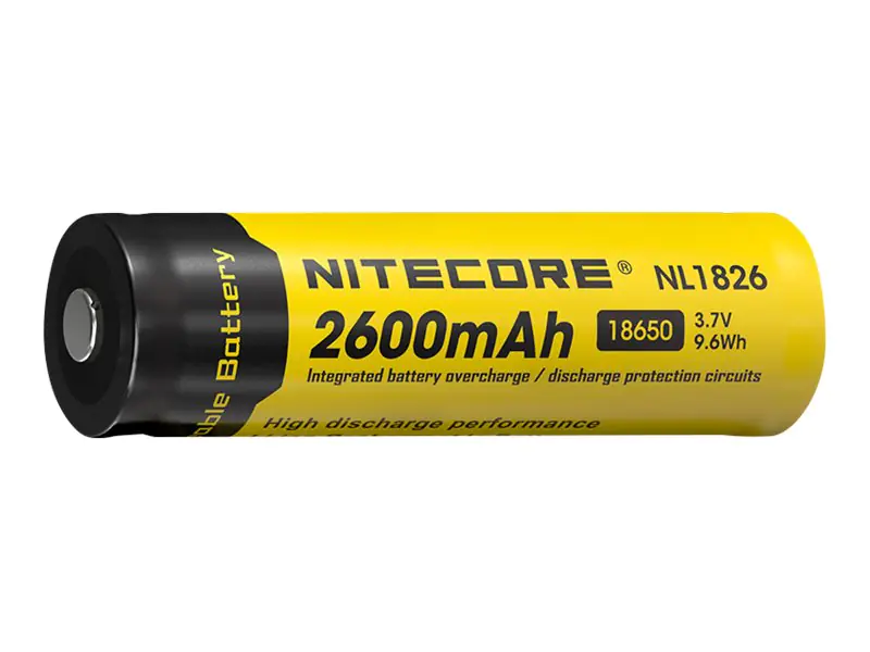 Nitecore Flashlight NITECORE NL1826 - Batterie 18650 - Li-Ion - 2600 NC-18650/26