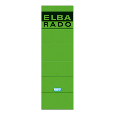 ELBA Ordneretikett 100420948 breit/kurz sk grün 10 St./Pack. ELBA Ordneretikett 100420948 breit/kurz sk grün 10 St./Pack.