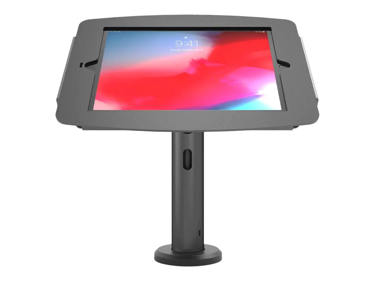 Compulocks iPad Pro 11" (1-4th Gen) Space Enclosure Tilting Stand 4" - Aufstellung - für Tablett - verriegelbar - hochwertiges Aluminium - Schwarz - Schreibtisch, Oberflächenmontage - für Apple 11-inch iPad Pro (1. Generation, 2. Generation, 3. Gener