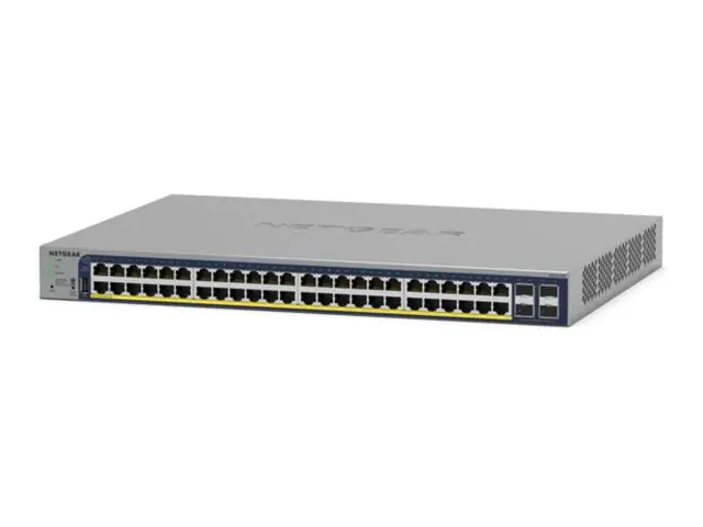 Netgear Smart GS752TPP - V3 - Switch - L3 Lite - Smart - 48 x 10/100/1000 (PoE+) GS752TPP-300EUS