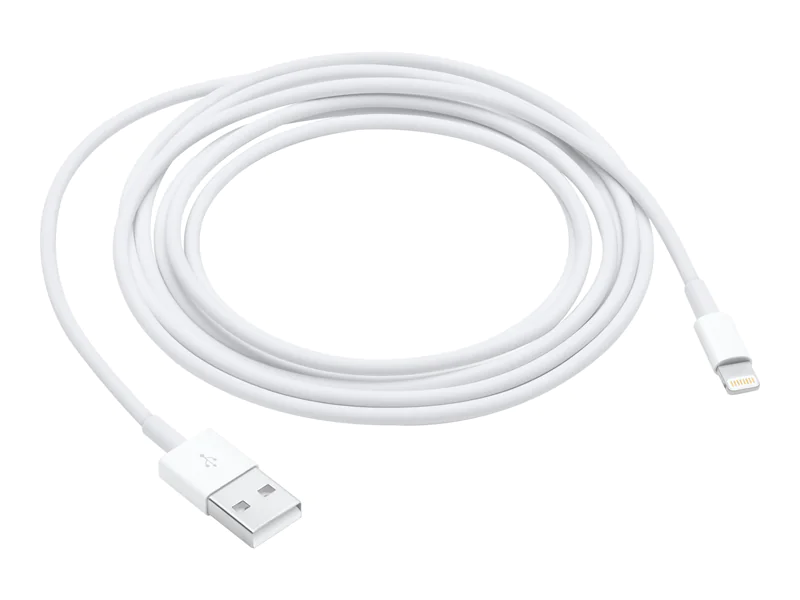 Apple - Lightning-Kabel - Lightning männlich zu USB männlich - 2 m Apple - Lightning-Kabel - Lightning männlich zu USB männlich - 2 m