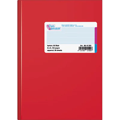 König & Ebhardt Geschäftsbuch 8615252 DIN A5 kar. 96Bl. rt König & Ebhardt Geschäftsbuch 8615252 DIN A5 kar. 96Bl. rt