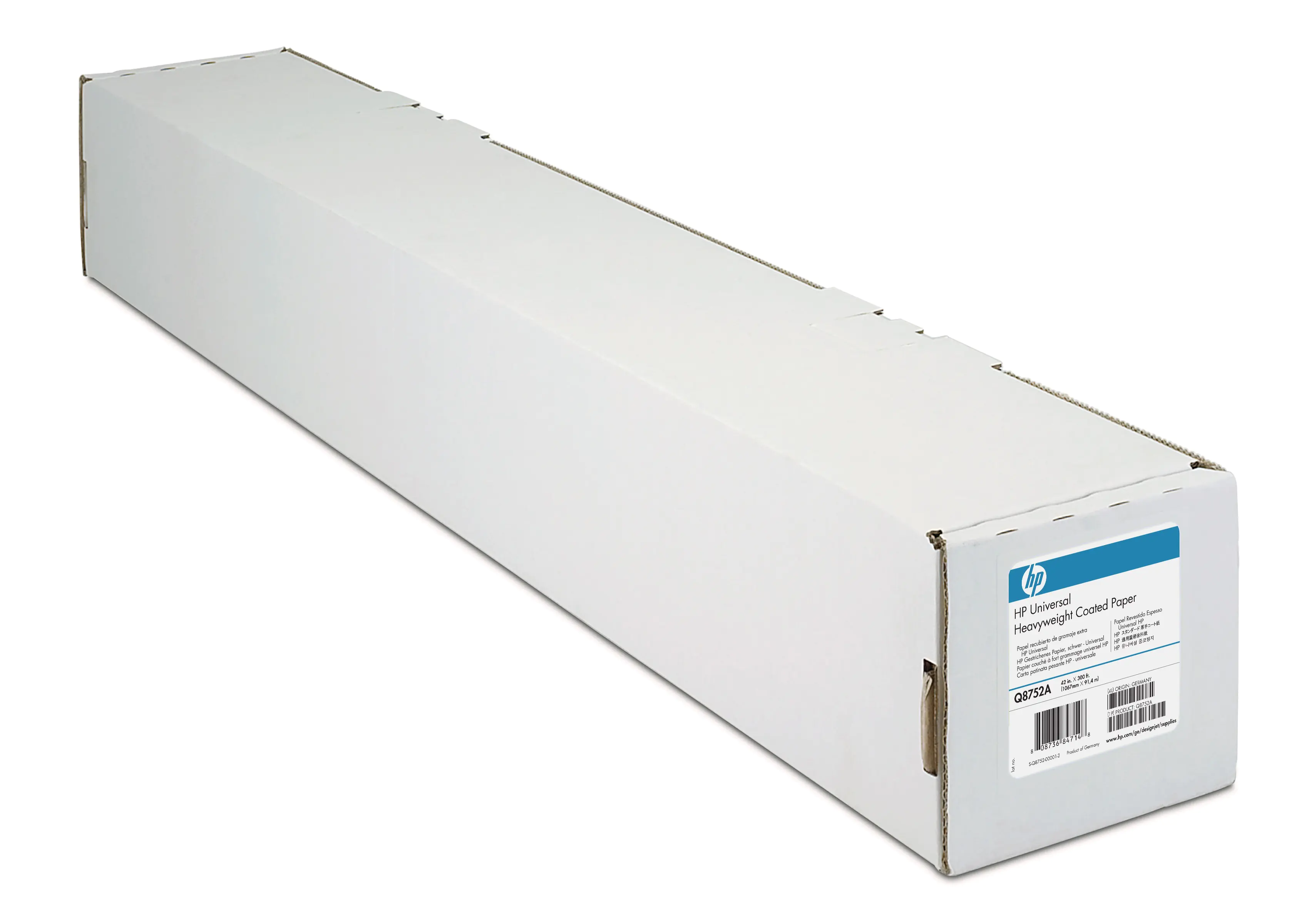 HP LFP-Papier Q6580A 36" (914 mm) 30,5 m 190 g/m² für Tintenstrahldrucker seidenmatt 1 Rolle HP LFP-Papier Q6580A 36" (914 mm) 30,5 m 190 g/m² für Tintenstrahldrucker seidenmatt 1 Rolle