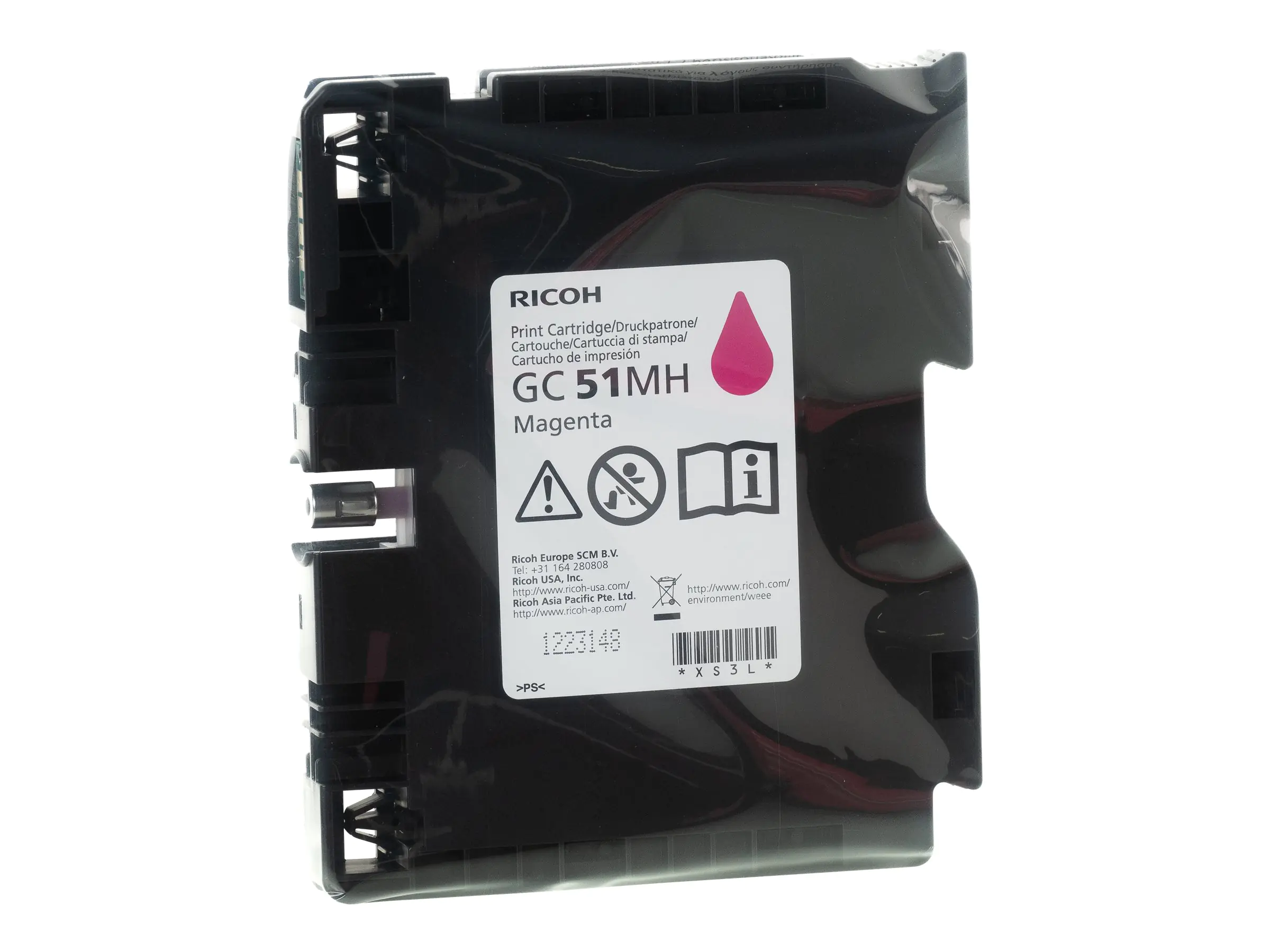 Ricoh GC 51MH - Hohe Ergiebigkeit - Magenta - Original - Tintenpatrone - für Ricoh SG 3210DNw