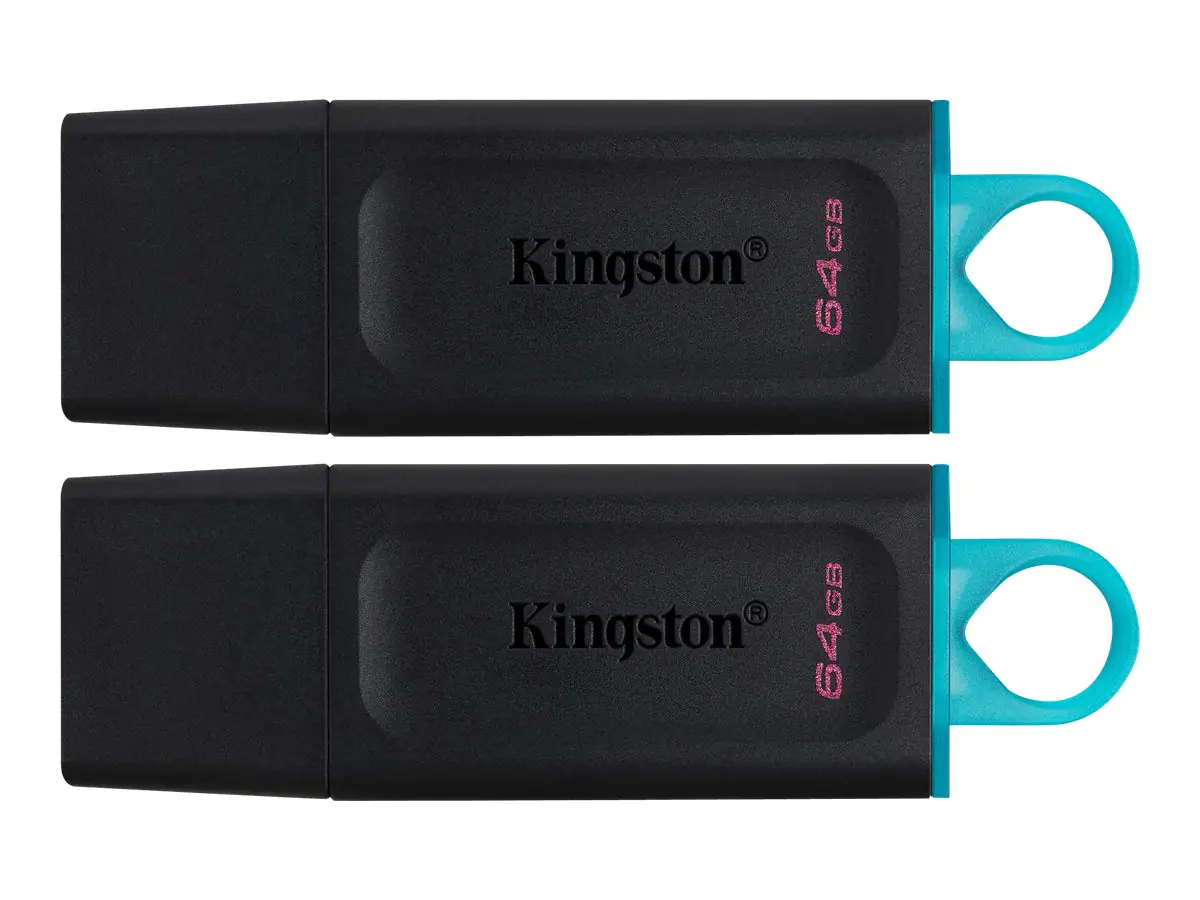 Kingston DataTraveler Exodia - USB-Flash-Laufwerk - 64 GB - USB 3.2 Gen 1 (Packung mit 2) Kingston DataTraveler Exodia - USB-Flash-Laufwerk - 64 GB - USB 3.2 Gen 1 (Packung mit 2)