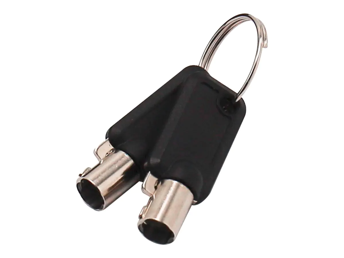 Dicota Ultra Slim V2 - Hauptschlüssel für Kabelschloss - Schwarz (Packung mit 2)