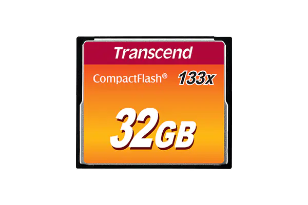 Transcend - Flash-Speicherkarte - 32 GB - 133x - CompactFlash Transcend - Flash-Speicherkarte - 32 GB - 133x - CompactFlash