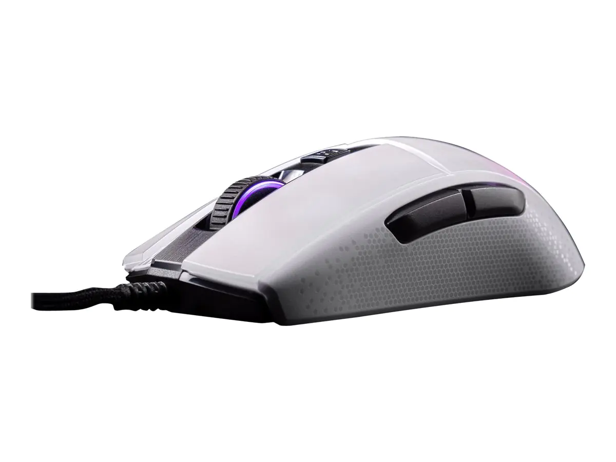 ROCCAT Burst Pro - Maus - optisch - kabelgebunden - USB 2.0 - weiß