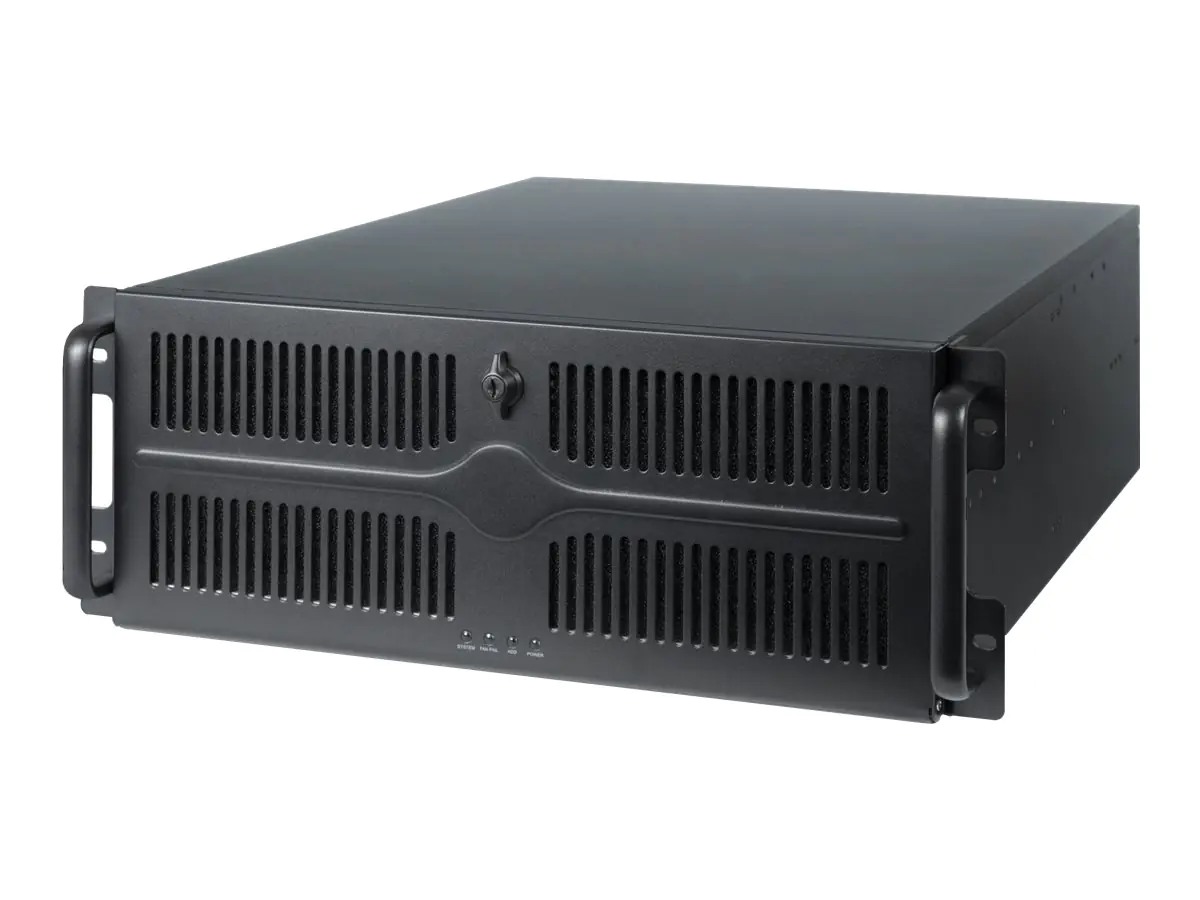 Chieftec UNC-411E-B - Rack-Montage - 4U - E-ATX 400 Watt (ATX) - Schwarz - USB