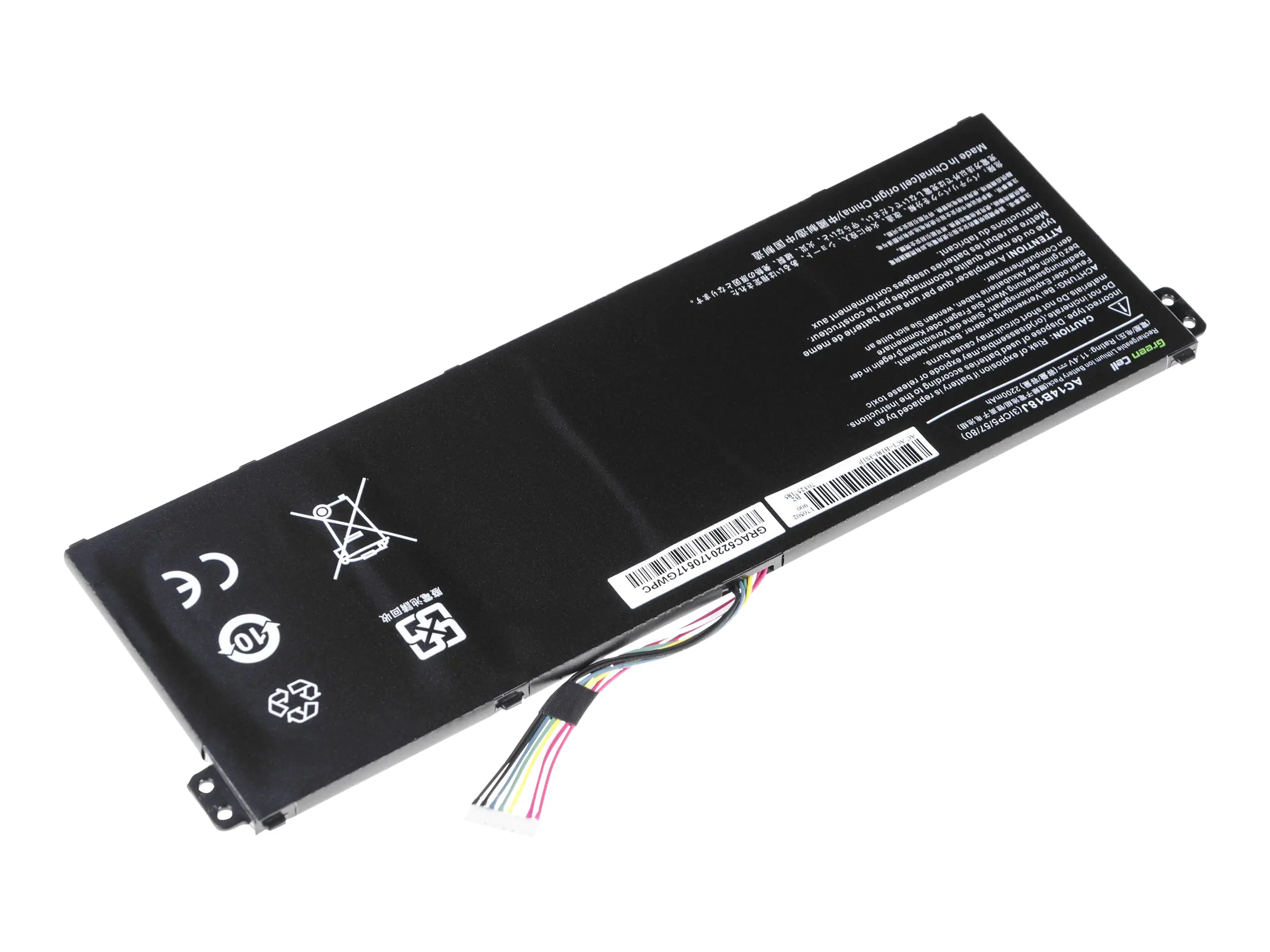 Green Cell Laptop-Batterie (gleichwertig mit: