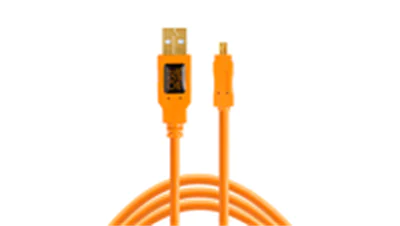 Tether Tools CU8015-ORG - 4,6 m - USB A - Mini-USB B - USB 2.0 - Orange Tether Tools CU8015-ORG - 4,6 m - USB A - Mini-USB B - USB 2.0 - Orange