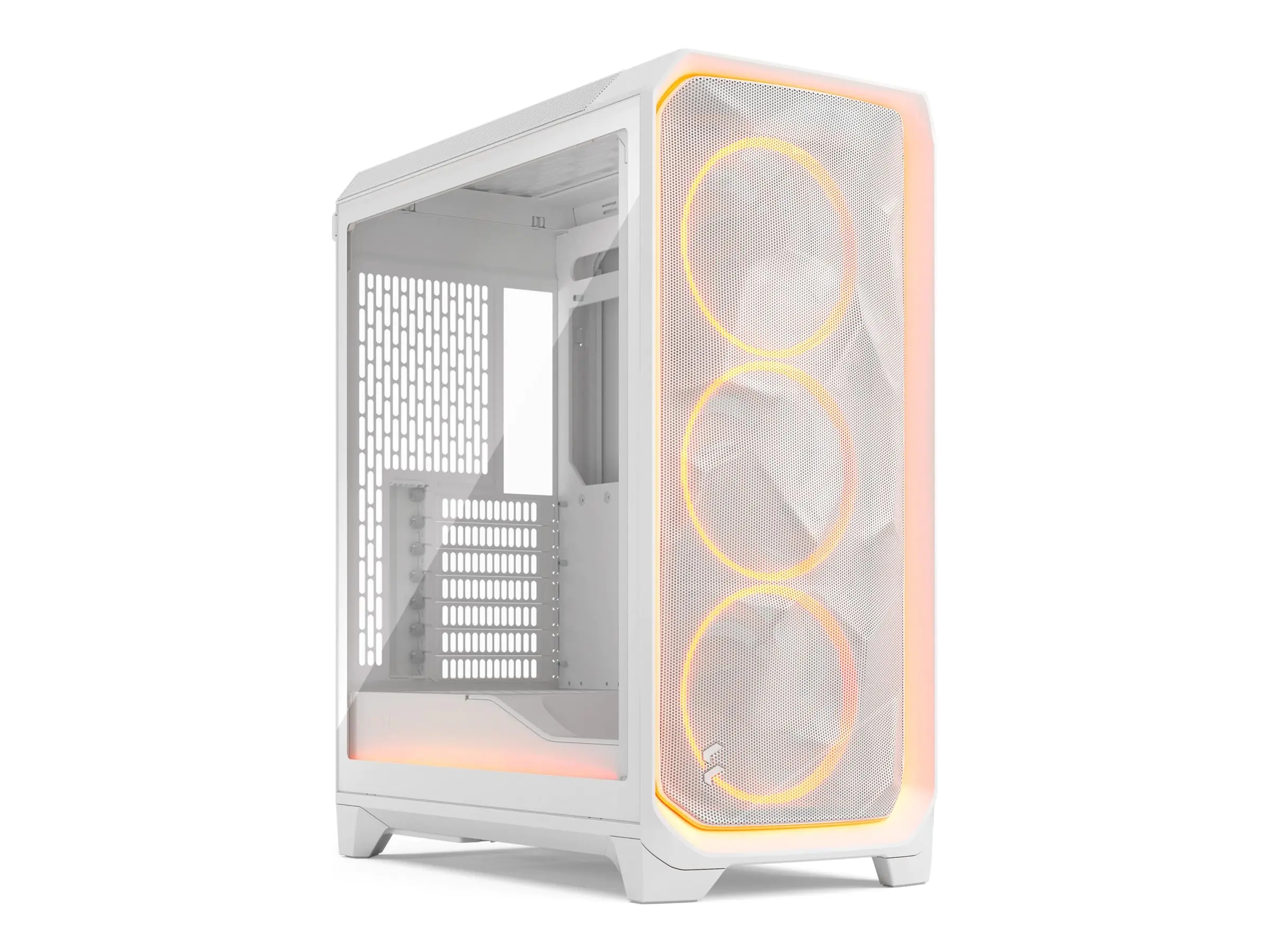 Fractal Design Meshify 3 Ambience Pro RGB Clear Tint White - Midi/Minitower - ATX