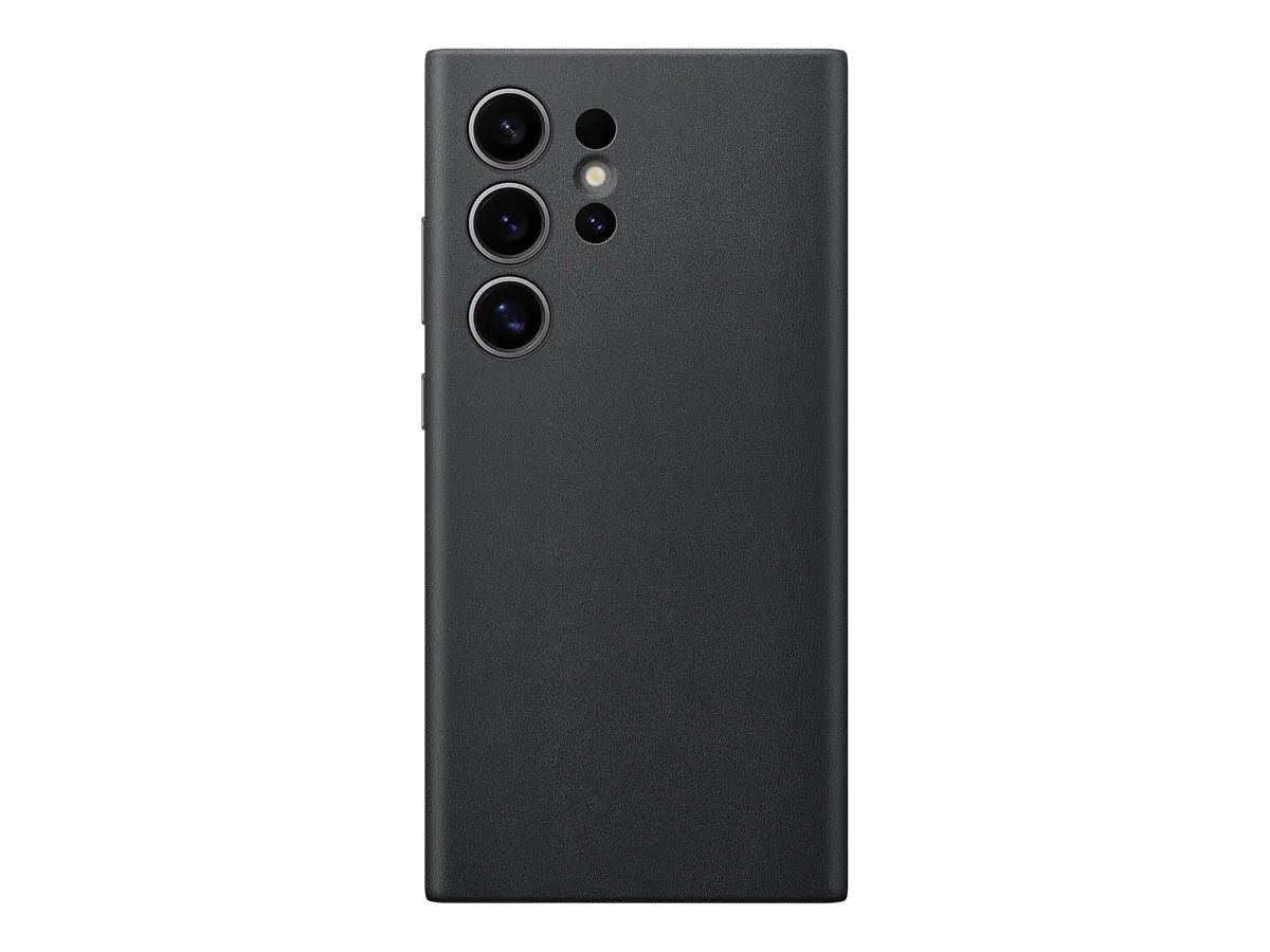 Samsung GP-FPS928HCA - Hintere Abdeckung für Mobiltelefon - veganes Leder - Schwarz - für Galaxy S24 Ultra