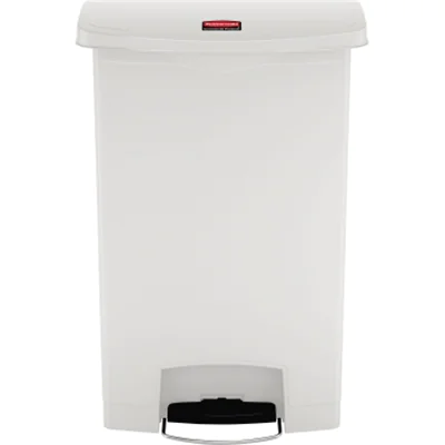 Rubbermaid Tretabfalleimer Slim Jim 1883561 Kunststoff 90l weiß Rubbermaid Tretabfalleimer Slim Jim 1883561 Kunststoff 90l weiß