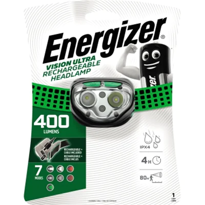 Energizer Kopflampe Vision Ultra E301528201 Rechargeable Energizer Kopflampe Vision Ultra E301528201 Rechargeable