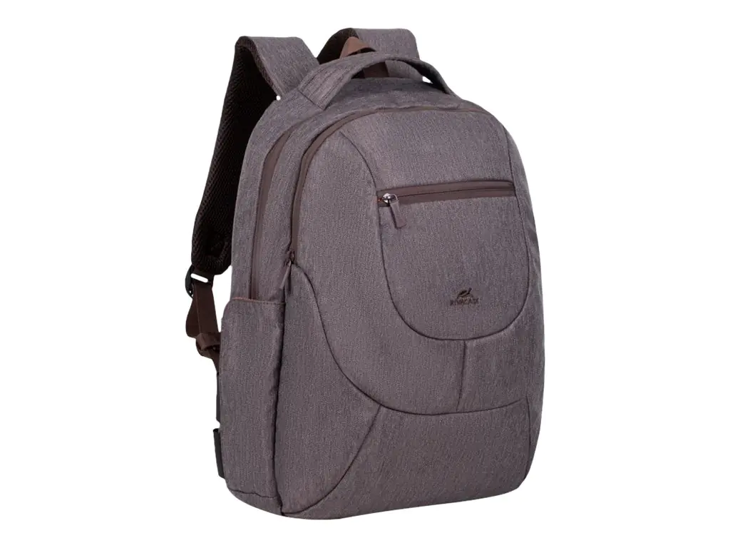 Riva Case Galapagos 7761 - Notebook-Rucksack - 39.6 cm - bis zu 15,6" - Mokka