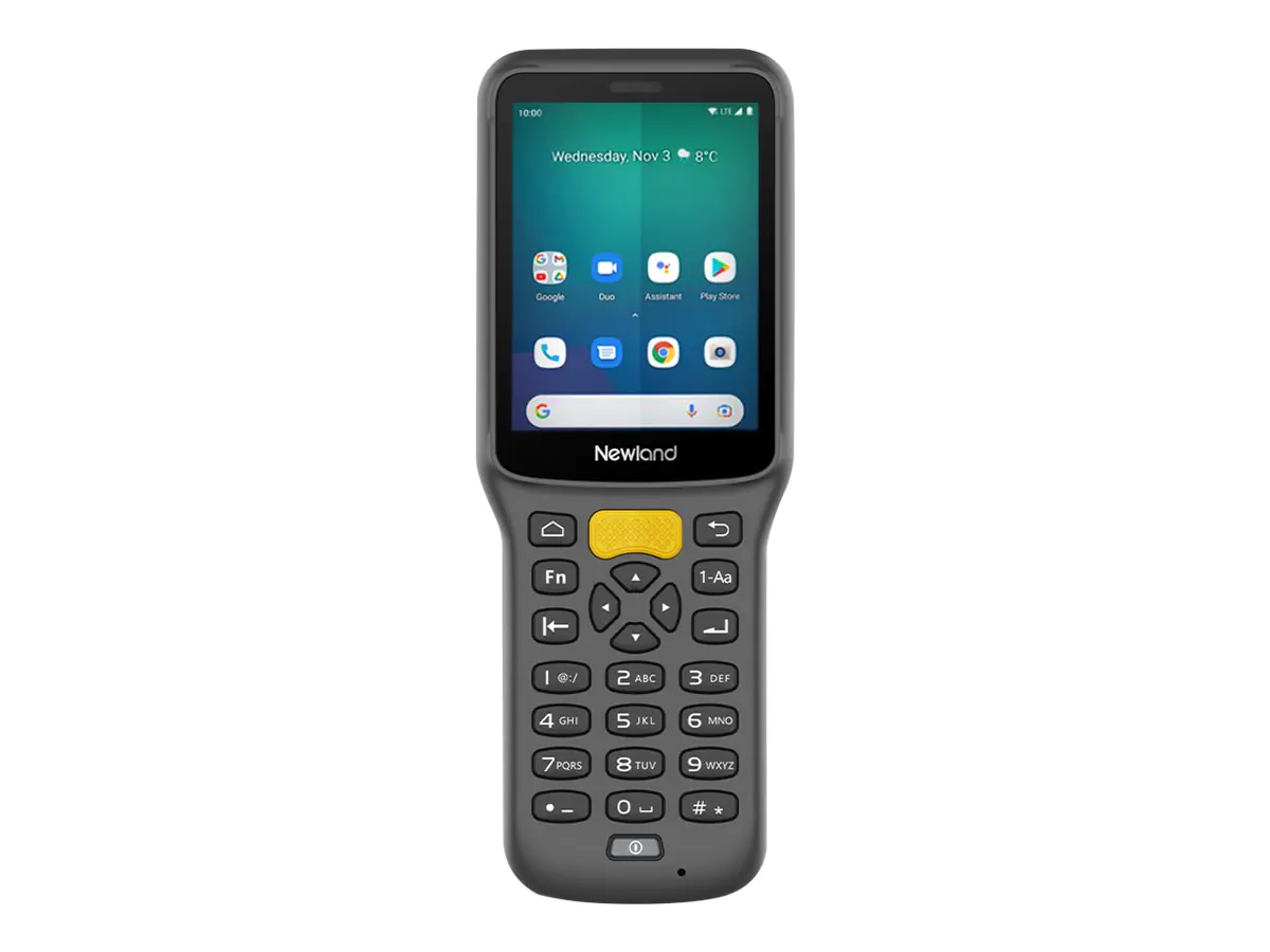 Newland MT37 Baiji - Datenerfassungsterminal - robust - Android 8.1 (Oreo) Go Edition - 8 GB - 7.1 cm (2.8") (320 x 240) - Barcodeleser - (2D-Imager) - Wi-Fi 5, NFC, Bluetooth - 3G, 4G - Schwarz