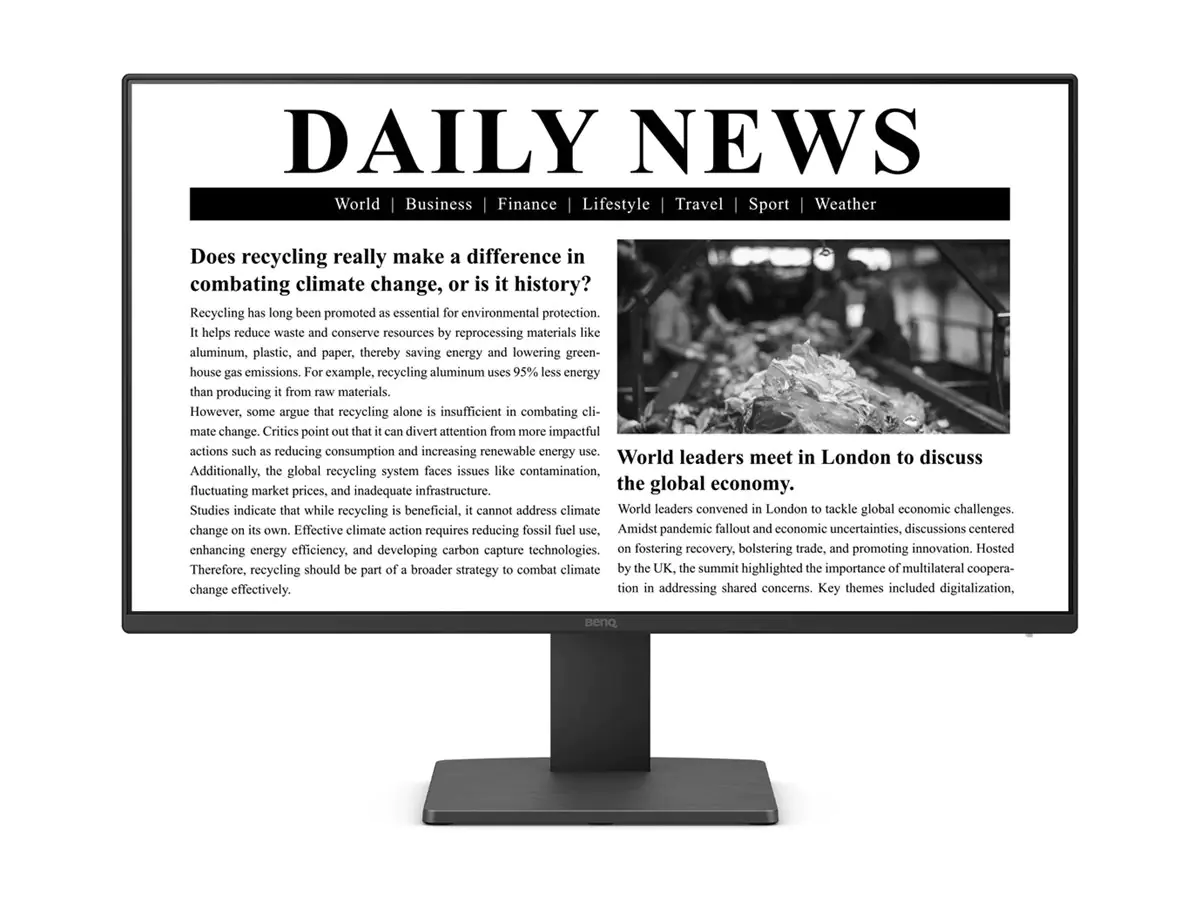 BenQ GW2491 IPS 100HZ 24IN MONITOR - 5 ms - 1.300:1