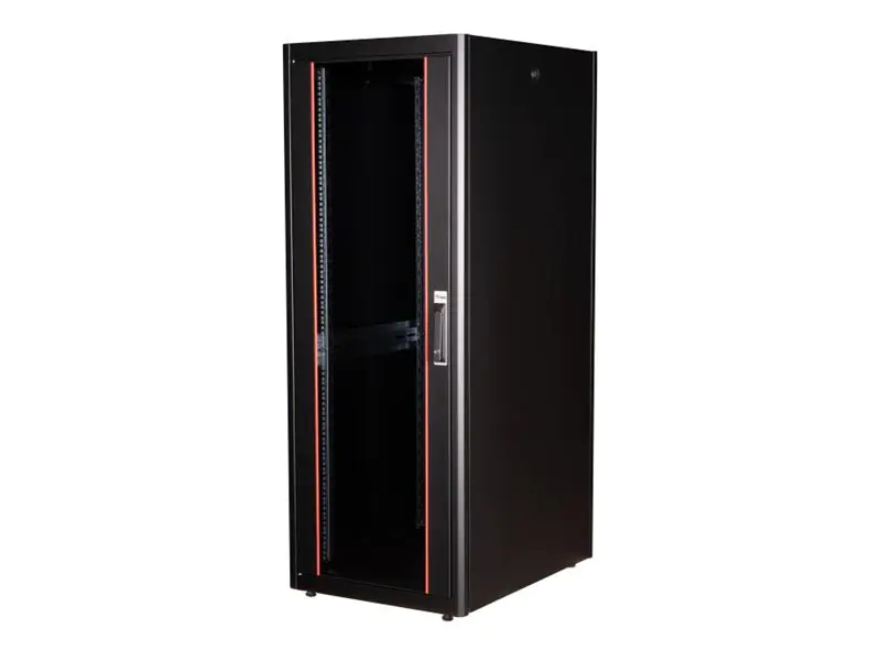 Equip Basic Flex Line - Schrank Netzwerkschrank - 600x800 mm, mit Glastür, abnehmbare und