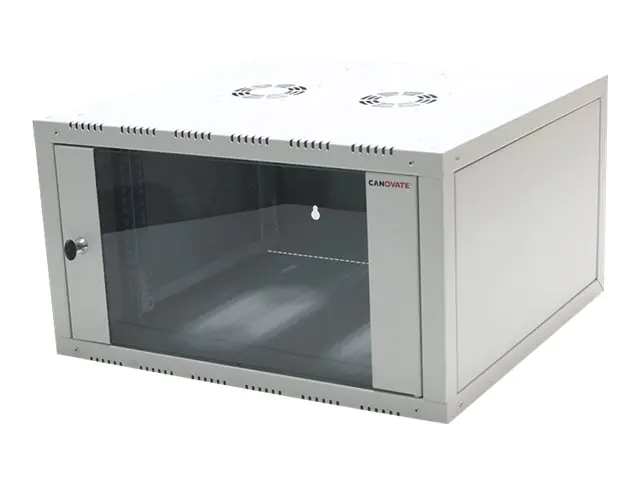 LogiLink Gehäuse - geeignet für Wandmontage - Hellgrau, RAL 7035 - 15U - 48.3 cm (19")