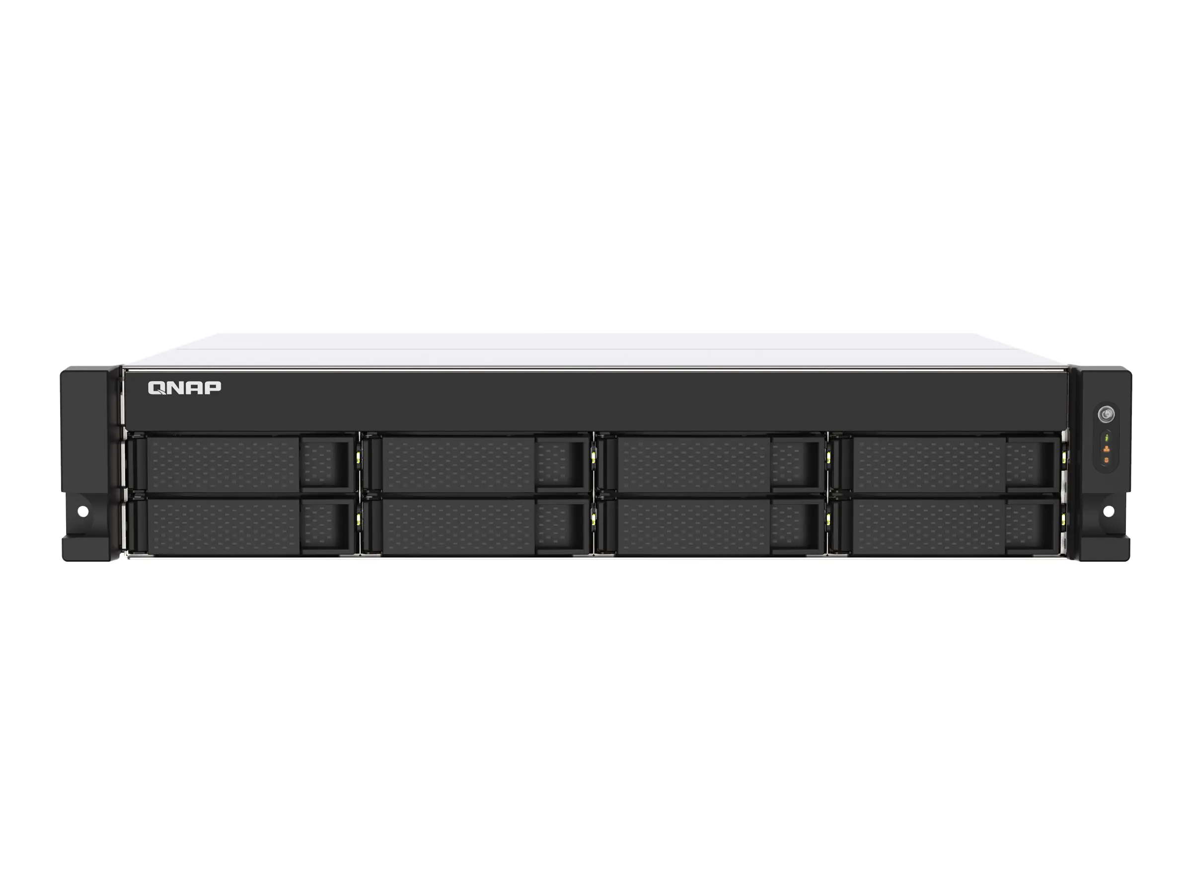 QNAP TS-873AeU - NAS-Server - 8 Schächte - Rack - einbaufähig - SATA 6Gb/s - RAID RAID 0, 1, 5, 6, 10, JBOD, 50, 60 - RAM 4 GB - 2.5 Gigabit Ethernet - iSCSI Support - 2U
