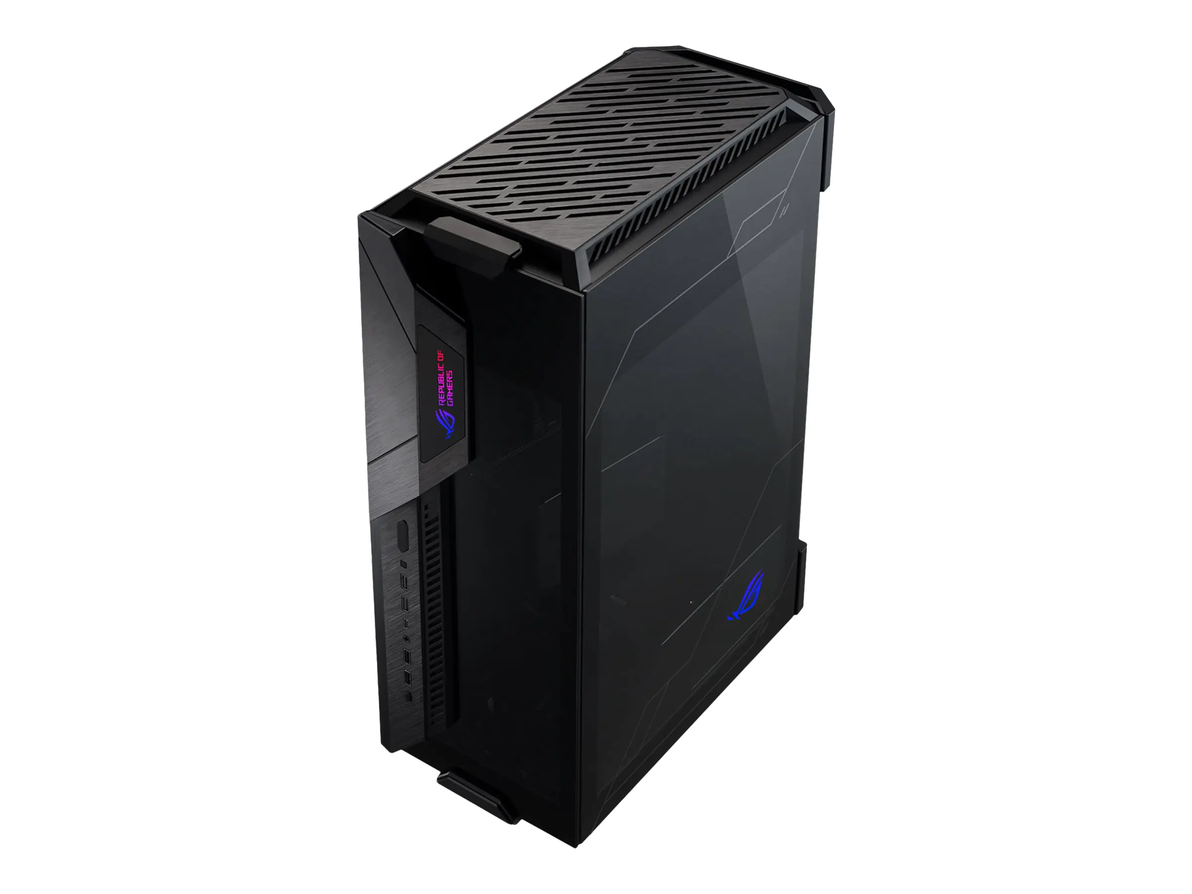 ASUS ROG Z11 - MT - Mini-DTX - Seitenteil mit Fenster (Glas) - keine Spannungsversorgung (ATX12V / SFX12V) - Schwarz - USB/Audio