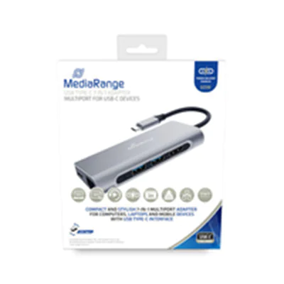 MEDIARANGE MRCS510 - USB 3.2 Gen 1 (3.1 Gen 1) Type-C - 60 W - Silber - SD - SDHC - SDXC - USB 3. MEDIARANGE MRCS510 - USB 3.2 Gen 1 (3.1 Gen 1) Type-C - 60 W - Silber - SD - SDHC - SDXC - USB 3.