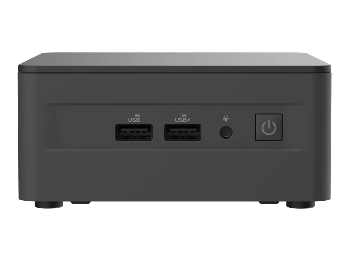 ASUS NUC 13 PRO RNUC13ANHI500002I - Barebone - Mini-PC - 1 x Core i5 1340P / 1.9 GHz - RAM 0 GB - Intel Iris Xe Grafikkarte - Wi-Fi 6E, 1GbE, 2.5GbE, Bluetooth 5.2 - WLAN: Bluetooth 5.2, 802.11a/b/g/n/ac/ax (Wi-Fi 6E) - Schwarz