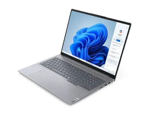 Lenovo ThinkBook 16 G7 ARP 21MW - 180°-Scharnierdesign - AMD Ryzen 7 7735HS / 3.2 GHz - Win 11 Pro - Radeon 680M - 32 GB RAM - 1 TB SSD NVMe - 40.6 cm (16") IPS 1920 x 1200 - Wi-Fi 6E, Bluetooth - Dual Tone Arctic Gray - kbd: Deutsch - mit 1 Jahr Lenovo P