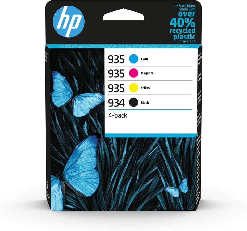 HP 934/935 - 4er-Pack - Schwarz, Gelb, Cyan, Magenta - original - Tintenpatrone - für Officejet 6812, 6815, 6820; Officejet Pro 6230, 6230 ePrinter, 6830, 6835 HP 934/935 - 4er-Pack - Schwarz, Gelb, Cyan, Magenta - original - Tintenpatrone - für Officejet 6812, 6815, 6820; Officejet Pro 6230, 6230 ePrinter, 6830, 6835