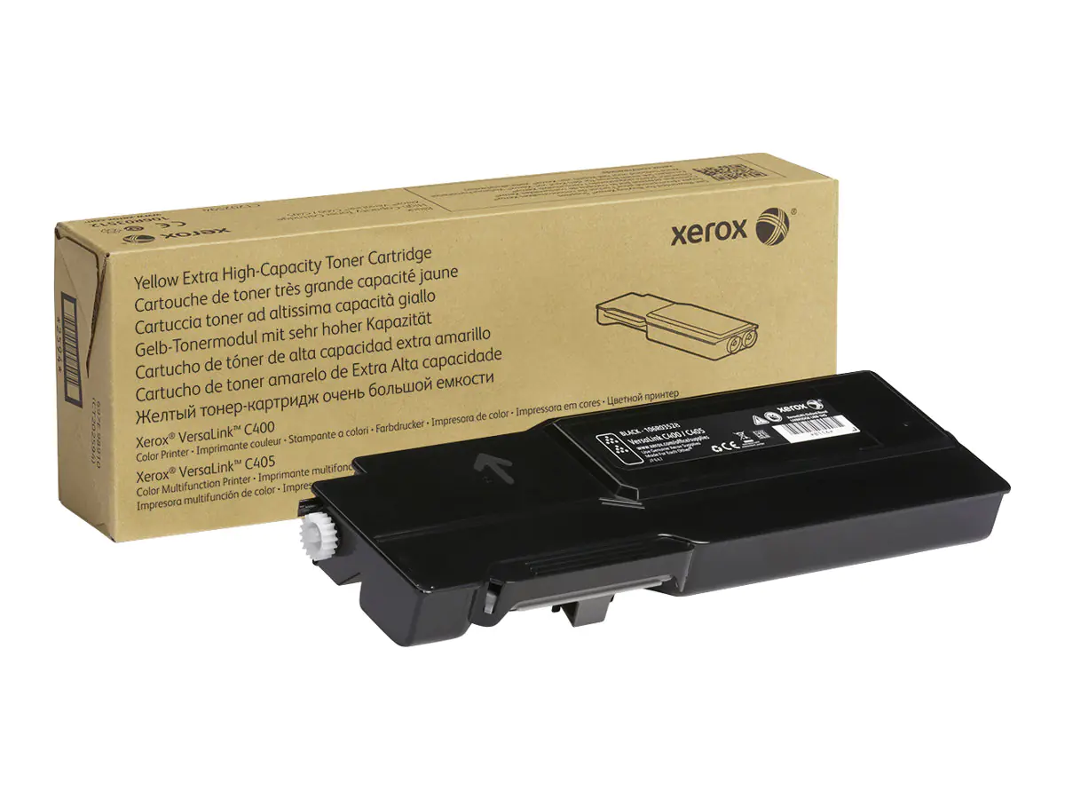 Xerox VersaLink C405 - Extrahohe Kapazität - Schwarz - Original - Tonerpatrone - für VersaLink C400, C405 Xerox VersaLink C405 - Extrahohe Kapazität - Schwarz - Original - Tonerpatrone - für VersaLink C400, C405