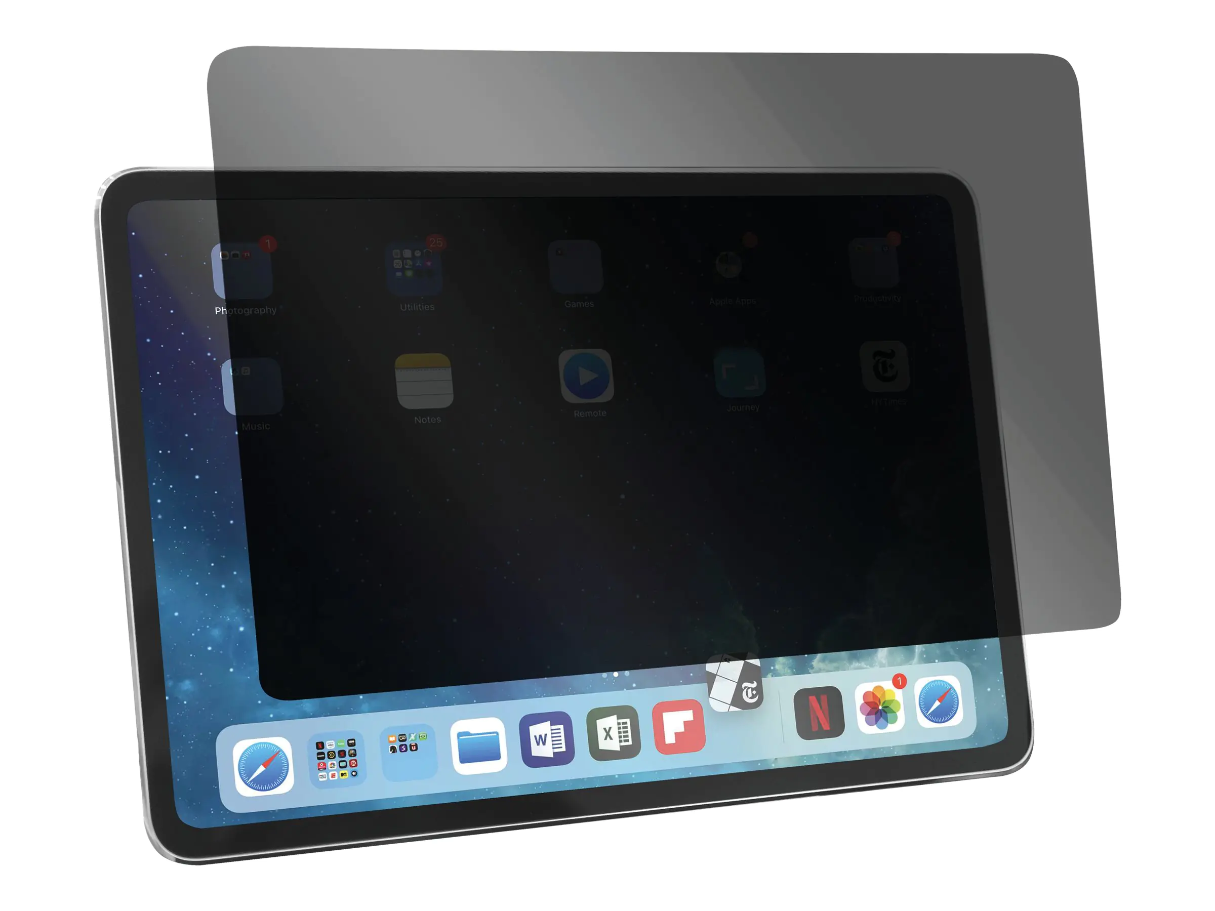 Kensington - Bildschirmschutz für Tablet - mit Sichtschutzfilter - 2-Wege - entfernbar - 10.2" - für Apple 10.2-inch iPad (7. Generation)